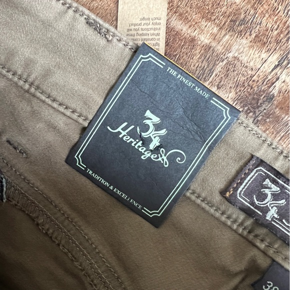 34 Heritage Charisma Brown Straight-Leg Pants 38 X 32 NWT - Picture 11 of 16